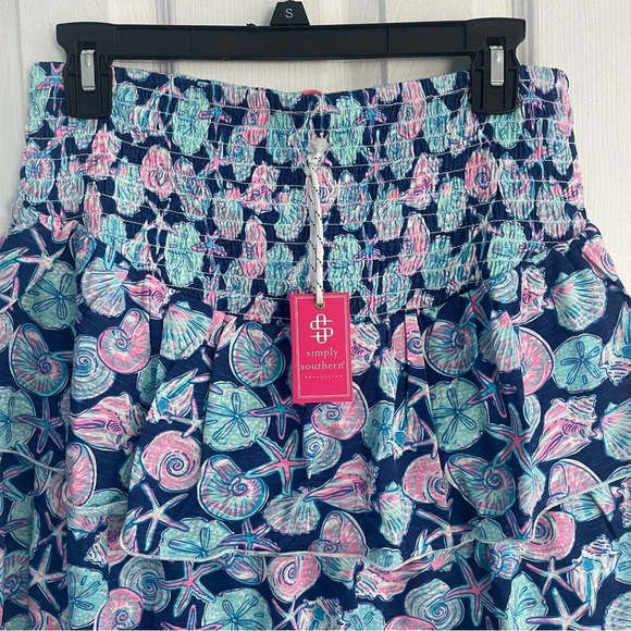 Simply Southern Shell-Bee Skirt Size Large NWT - Picture 6 of 8